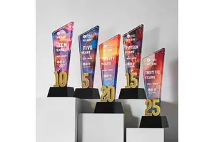 Stocked 1 Inch Waterproof Holographic Self-Adhesive 'Thank You' Grocery Labels 500pcs Roll Paper Stickers for Small Business