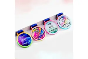 125G Small Disposable Eco-Friendly Clear Plastic Blister PET Clamshell Packaging Container for Blueberry Noodle Cake Snack